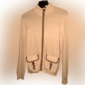 Vintage Ralph Lauren sweater with suede